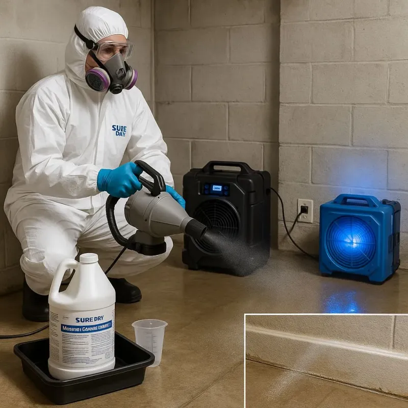 Sanitization and Odor Removal process in Mineville, NY
