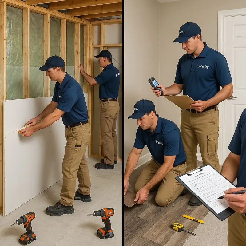 Repairs and Reconstruction process in Mineville, NY
